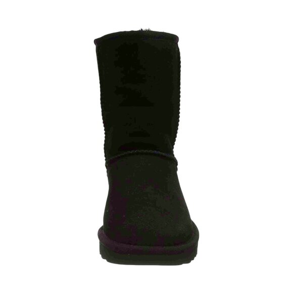 UGG Women's Classic Short II Sheepskin / Wool / Suede Black Boot - Picture 6 of 6